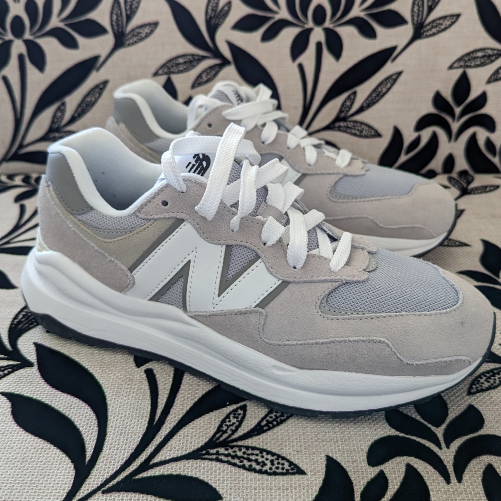 New Balance 57/40 5740 Rain Cloud Grey White 11.5